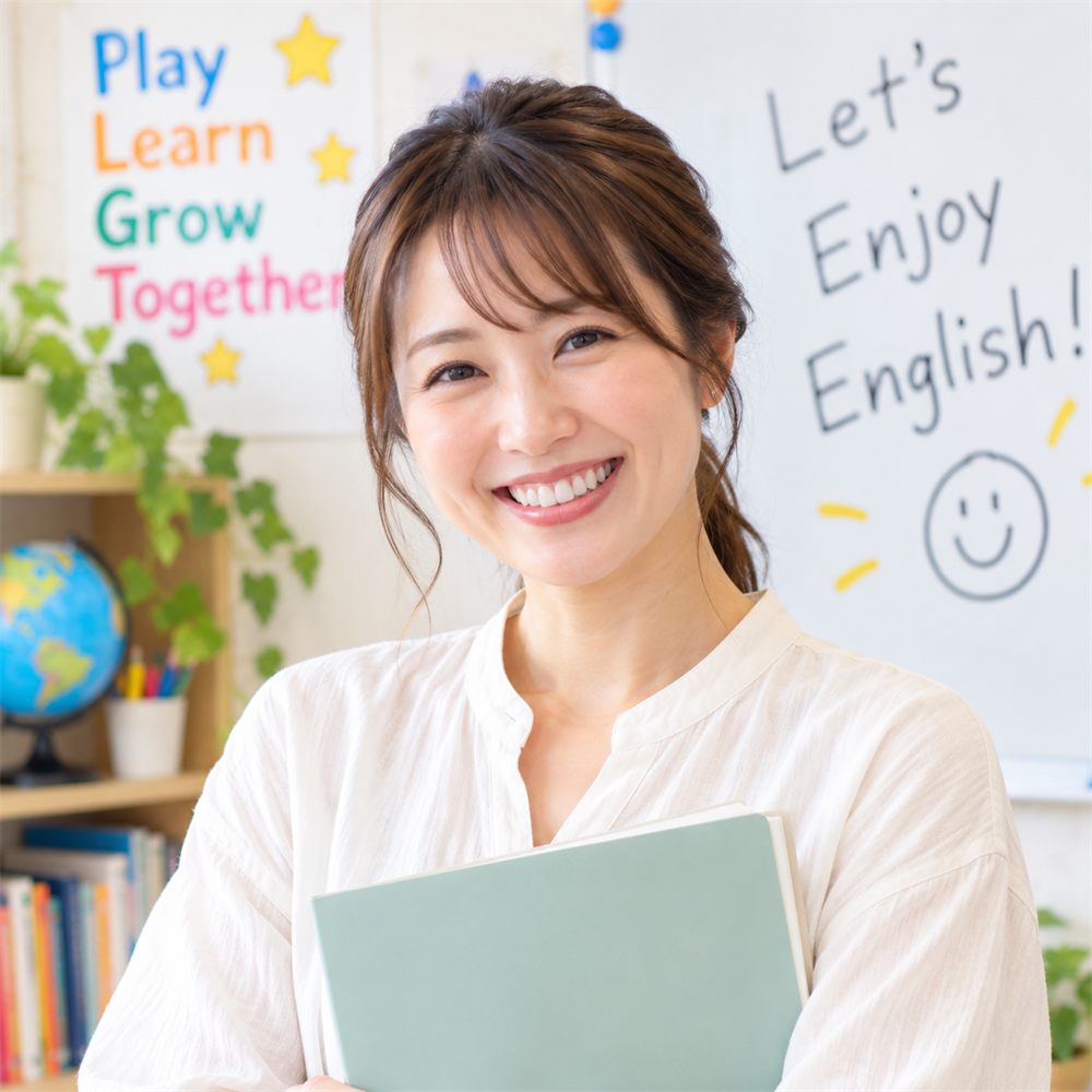 田中ももか先生(日本人講師)の笑顔のポートレート